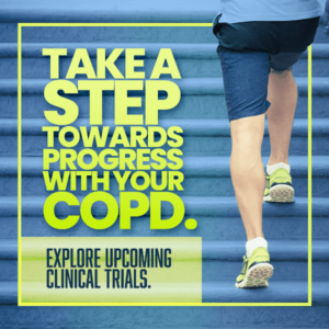 Take a step towards progress with your COPD