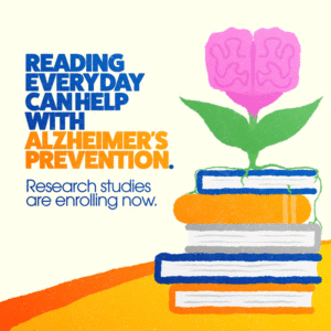 Reading everyday can help prevent Alzheimer's