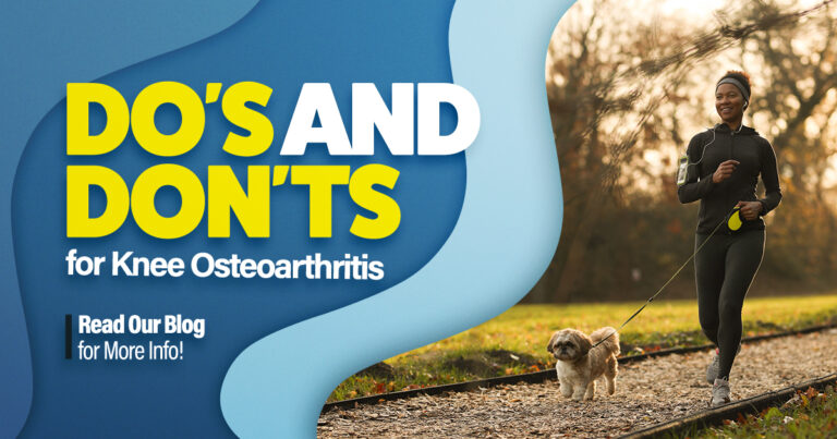 Do's and Don'ts for Knee Osteoarthritis.